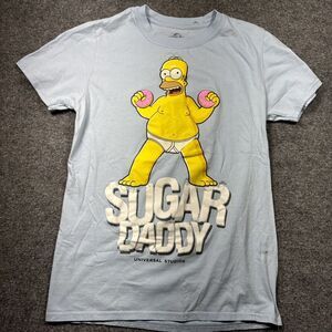 Homer Simpson Shirt (S) Sugar Daddy‎ - The Simpsons - Universal Studios